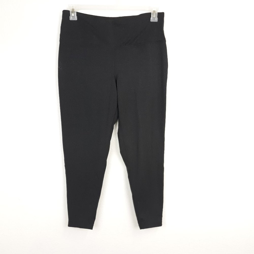 Ideology Women's Knit Workout Athletic Leggings Size Large Dark Gray Inseam 25"